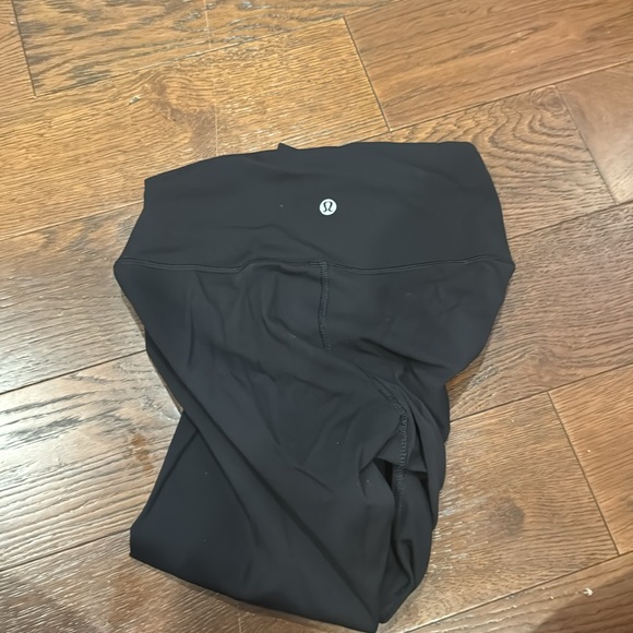 Lululemon. Black, Align leggings. Worn less than a handful of times. - Picture 2 of 2